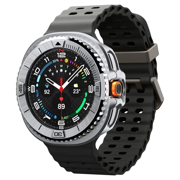 Чохол Spigen Bezel Tune Pro Pilot для Samsung Galaxy Watch 8 Classic 46 mm Silver (ACS10017) - зображення 3