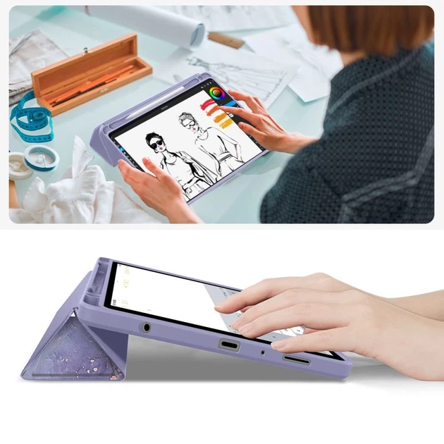Чехол Tech-Protect SC Pen Hybrid для Samsung Galaxy Tab A11 Plus | A9 Plus 11.0 Violet Marble (5906302335169) - изображение 9