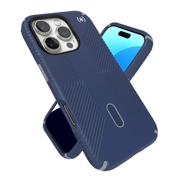 Чехол Speck Presidio2 Grip ClickLock для iPhone 16 Pro Coastal Blue Dust Grey with MagSafe (150701-3206) - изображение 13