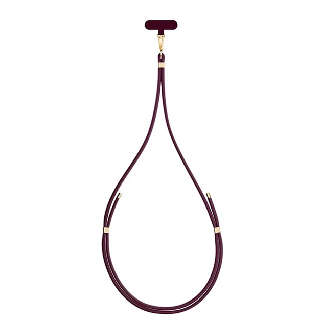 Универсальный шнурок 3MK EasyClip Elite Mulberry with Gold Metal (5903108572576) - изображение 6