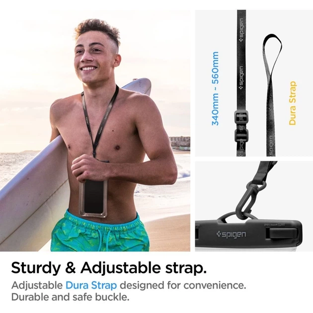 Водонепроникний чохол Spigen A610 Universal Waterproof Float 8.2" Crystal Clear (AMP04530) - Фото 10 Водонепроникний чохол Spigen A610 Universal Waterproof Float 8.2" Crystal Clear (AMP04530) - зображення 10