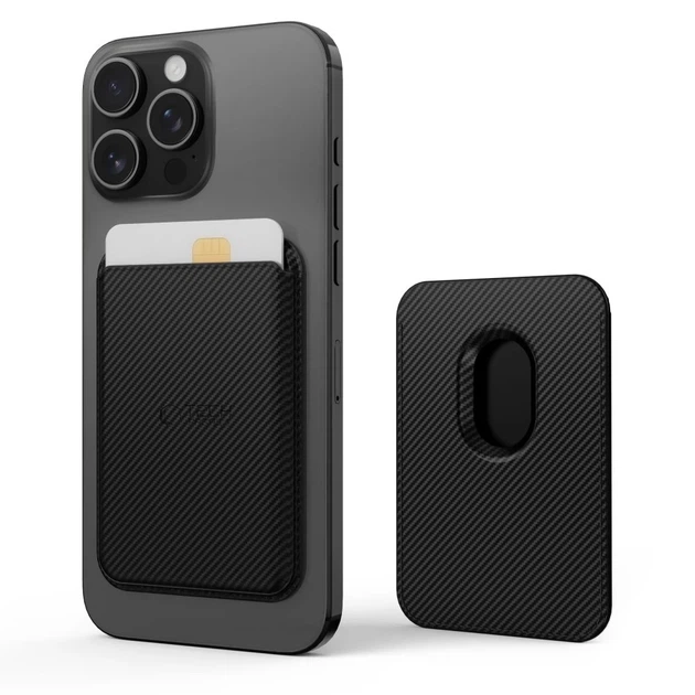 Магнитный кошелек Tech-Protect MagWallet Carbon with MagSafe (5906302361847) - изображение 2