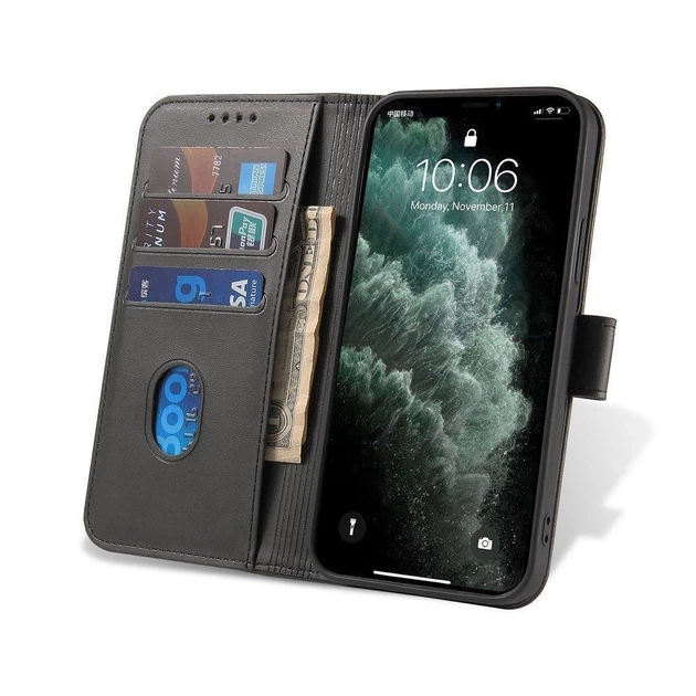 Чехол-книжка HRT Magnet Case для OnePlus Ace Black (9145576255001) - Фото 6 Чехол-книжка HRT Magnet Case для OnePlus Ace Black (9145576255001) - изображение 6