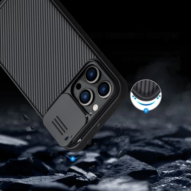 Чехол Nillkin Camshield Pro для iPhone 14 Pro Max Blue (6902048248397) - изображение 13