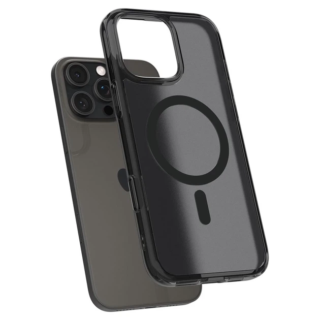 Чехол Spigen Ultra Hybrid "T" для iPhone 16 Pro Frost Black with MagSafe (ACS08514) - изображение 8
