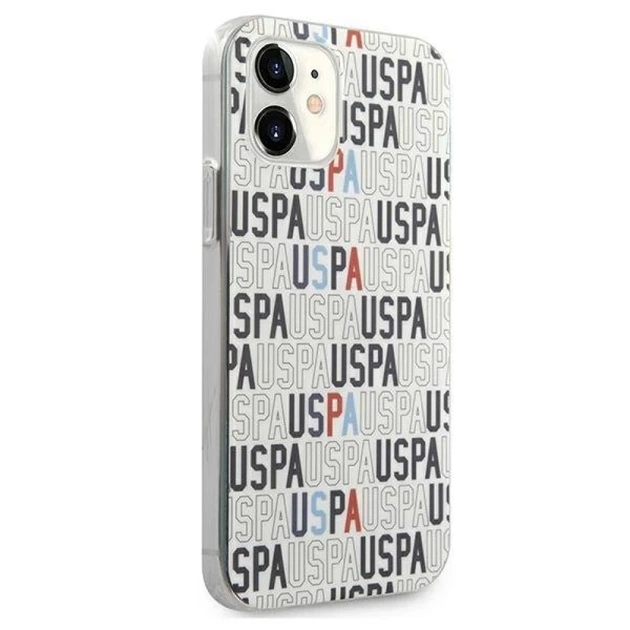 Чохол U.S. Polo Assn Logo Mania Collection для iPhone 12 mini White (USHCP12SPCUSPA6) - зображення 4