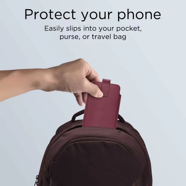 Чехол Tech-Protect Universal Phone для телефону 6-6.9 inch Mulberry (5906302332014) - изображение 5