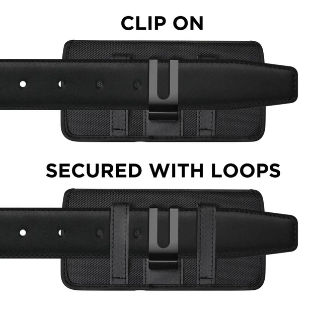 Универсальный чехол Tech-Protect Universal Phone Holster Pouch для телефону 5.8–6.8 inch Black (5906302332052) - изображение 3