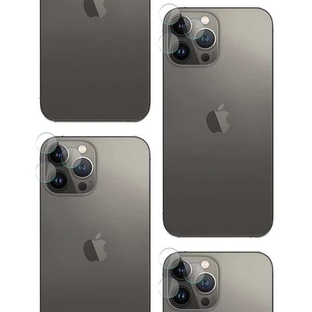 Чехол и защитное стекло 3mk Comfort Set 4in1 для iPhone 15 Pro Max Clear Black (5903108536622) - изображение 10