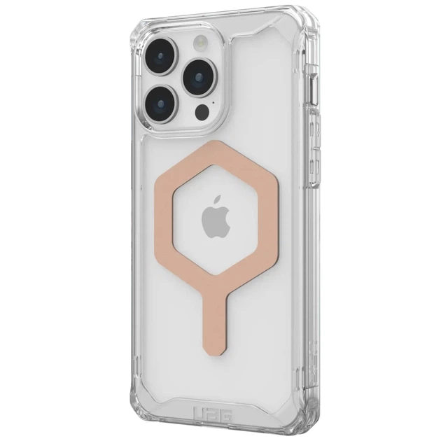 Чохол UAG Plyo для iPhone 15 Pro Max Ice Rose Gold with MagSafe (114305114348) - Фото 2 Чохол UAG Plyo для iPhone 15 Pro Max Ice Rose Gold with MagSafe (114305114348) - зображення 2