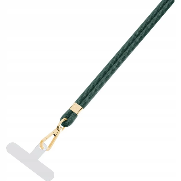 Универсальный шнурок 3mk EasyClip Dark Green with Gold Metal (5903108568623) - изображение 9