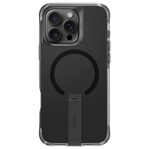 Чохол UNIQ Eleva для iPhone 16 Pro Max Carbon Black (UNIQ-IP6.9P(2024)-ELEVAMBLK) - зображення 2