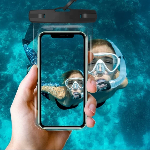 Водонепроникний чохол Tech-Protect Universal Waterproof Case 6.9" Black (6216990212710) - зображення 5