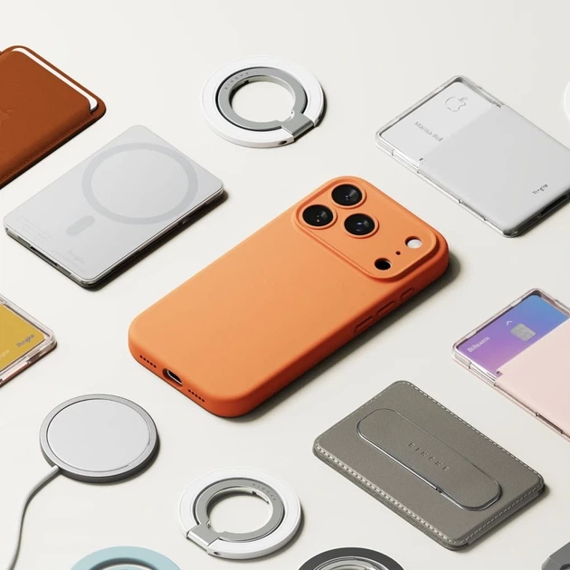 Чехол Ringke Silicone Magnetic для iPhone 17 Pro Max Tangerine with MagSafe (8800328810464) - изображение 9