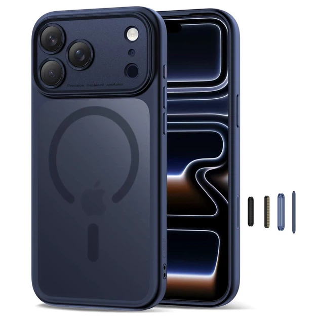 Чохол Tech-Protect MagPeak CC для iPhone 17 Pro Matte Deep Blue with MagSafe (5906302333790) - зображення 2