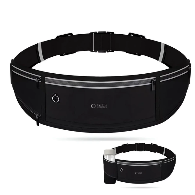 Спортивная сумка на пояс Tech-Protect M3 Universal Sport Waist Bag Black (5906302375653) - изображение 2