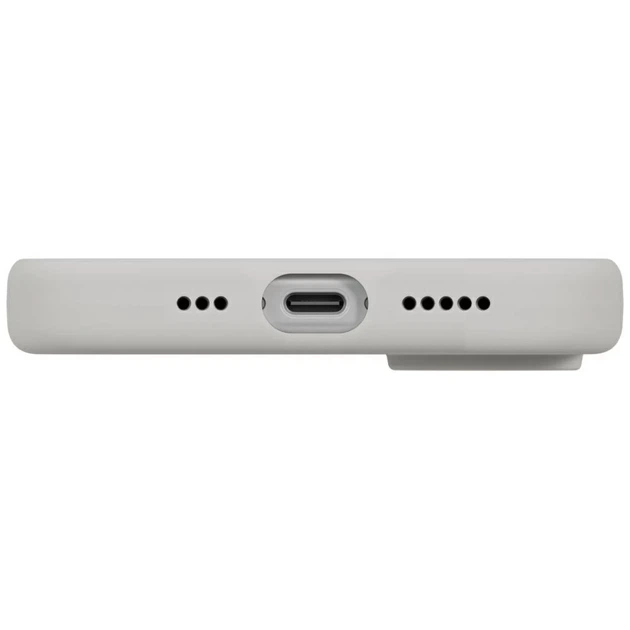 Чохол Uniq Lino для iPhone 17 Light Gray with MagSafe (UNIQ-IP6.3(2025)-LINOMMGRY) - зображення 5