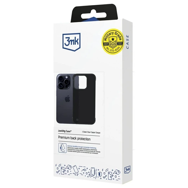 Чохол 3mk Just20g Matt Case для iPhone 14 Pro Max Black (5903108609876) - Фото 9 Чохол 3mk Just20g Matt Case для iPhone 14 Pro Max Black (5903108609876) - зображення 9