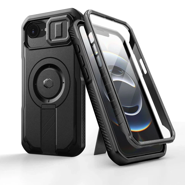 Чехол Tech-Protect Kevlar для iPhone 16e Black with MagSafe (5906302318513) - изображение 2