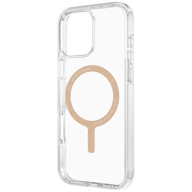 Чохол UNIQ Clario для iPhone 16 Pro Max Metallic Rose with MagSafe (UNIQ-IP6.9P(2024)-CLARMCGLD) - зображення 2