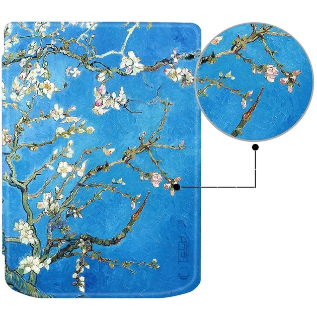 Чехол-книжка Tech-Protect SmartCase для PocketBook Verse | Verse Pro | Verse Lite Sakura (5906302332069) - изображение 5