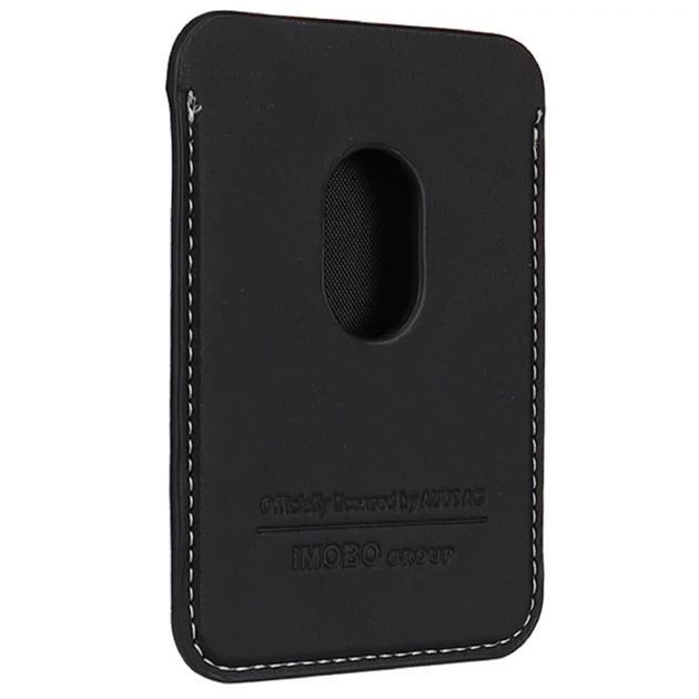 Магнітний гаманець Audi Synthetic Leather Wallet Card Slot Black with MagSafe (AU-MSCH-Q3/D1-BK) - Фото 4 Магнітний гаманець Audi Synthetic Leather Wallet Card Slot Black with MagSafe (AU-MSCH-Q3/D1-BK) - зображення 4