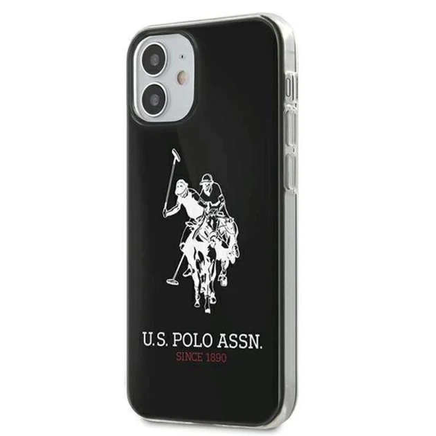 Чохол U.S. Polo Assn Shiny Big Logo для iPhone 12 mini Black (USHCP12STPUHRBK) - зображення 2