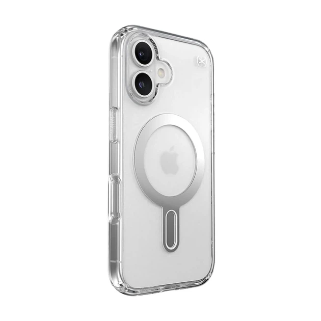 Чехол Speck Presidio Perfect-Clear ClickLock для iPhone 16 Clear Chrome with MagSafe (150691-3199) - изображение 12