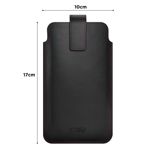 Чехол Tech-Protect Universal Phone для телефону 6-6.9 inch Black Red (5906302331994) - изображение 3