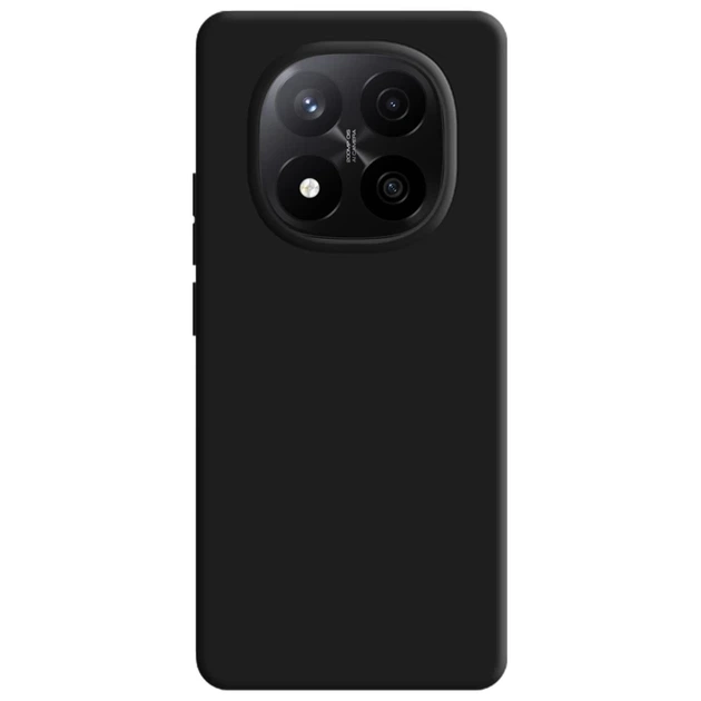 Чехол 3mk Silicone Case для Xiaomi Redmi Note 14 Pro Plus 5G Black (5903108639583) - изображение 4