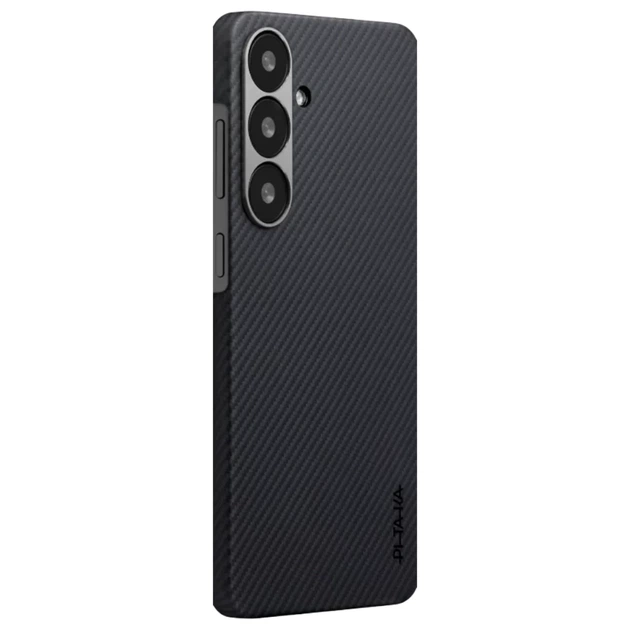 Чехол Pitaka Classic для Samsung Galaxy S25 (S931) 600D Black Grey Twill with MagSafe (KS2501) - изображение 2