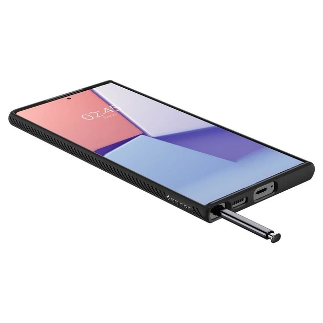Чехол Spigen для Samsung Galaxy S22 Ultra Liquid Air Matte Black (ACS03915) - изображение 5