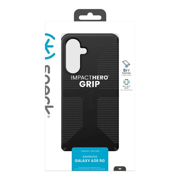 Чехол Speck ImpactHero Grip для Samsung Galaxy A36 5G (A366) | A56 5G (A566) Black Shadow (150864-3244) - изображение 7