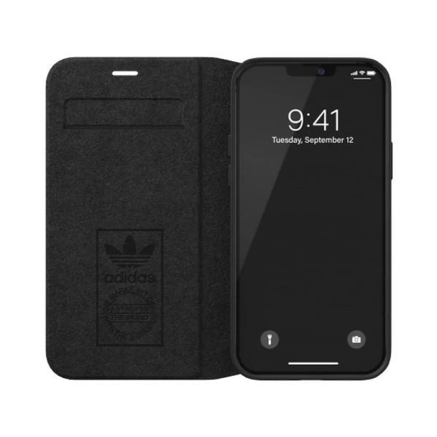 Чохол-книжка Adidas OR Booklet Case PU для iPhone 12 | 12 Pro White Black (42248) - зображення 4