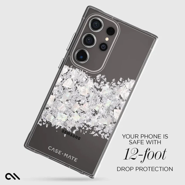 Чохол Case-Mate Karat для Samsung Galaxy S24 Ultra (S928) Touch of Pearl (CM053448) - Фото 8 Чохол Case-Mate Karat для Samsung Galaxy S24 Ultra (S928) Touch of Pearl (CM053448) - зображення 8