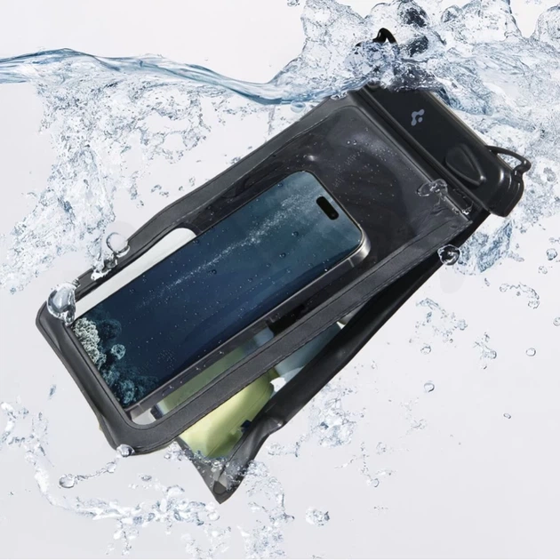Водонепроникний чохол Spigen Universal Waterproof Case Black (ACS09745) - зображення 10