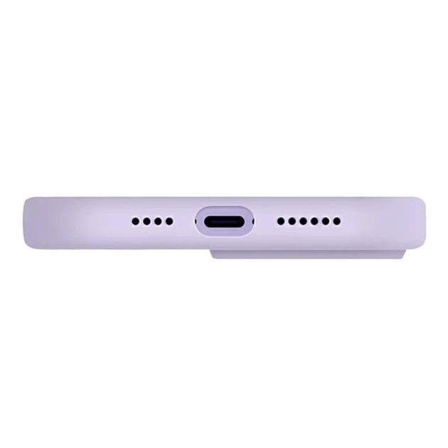 Чохол Uniq Lino для iPhone 14 Plus Lilac Lavender (UNIQ-IP6.7M(2022)-LINOLAV) - зображення 5