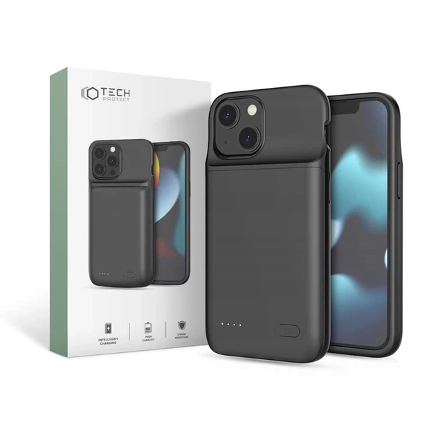 Чехол Tech-Protect Powercase 4700 mAh для iPhone 12 mini | 13 mini Black (9589046917813) - Фото 6 Чехол Tech-Protect Powercase 4700 mAh для iPhone 12 mini | 13 mini Black (9589046917813) - изображение 6