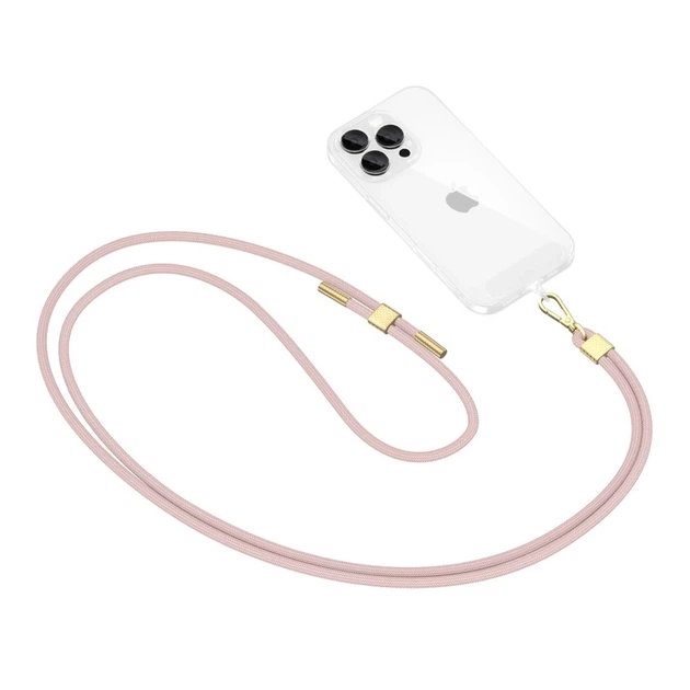 Ремешок Tech-Protect C2S Rope Crossbody Strap Baby Pink Gold (5906302371228) - Фото 2 Ремешок Tech-Protect C2S Rope Crossbody Strap Baby Pink Gold (5906302371228) - изображение 2