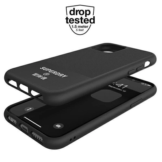 Чохол SuperDry Moulded Canvas для iPhone 11 Pro Black (8718846079785) - зображення 4