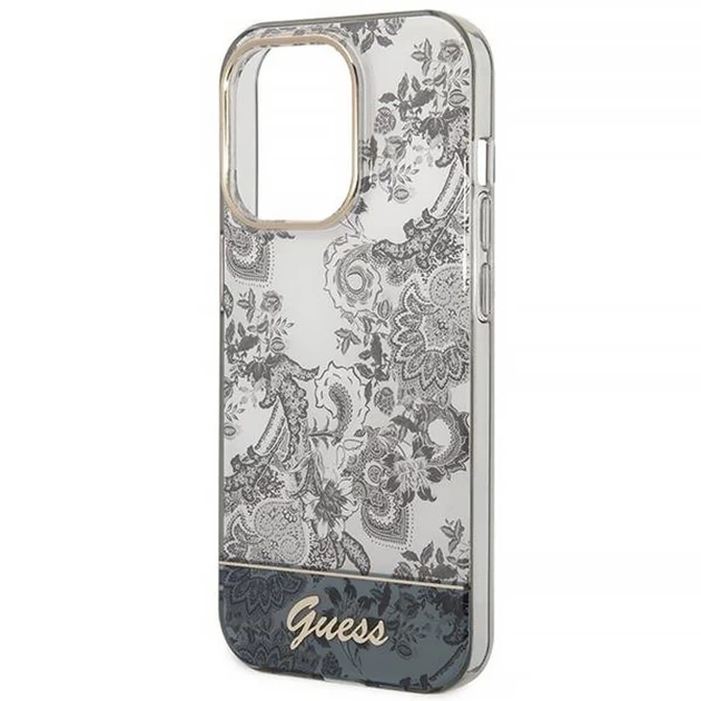 Чохол Guess Porcelain Collection для iPhone 14 Pro Max Grey (GUHCP14XHGPLHG) - зображення 6