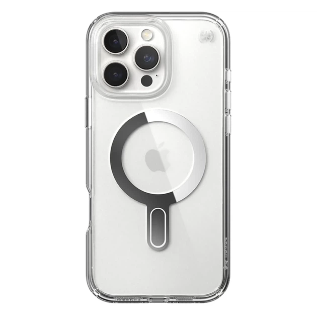 Чехол Speck Presidio Perfect-Clear ClickLock для iPhone 16 Pro Max Clear Chrome with MagSafe (150727-3199) - изображение 9