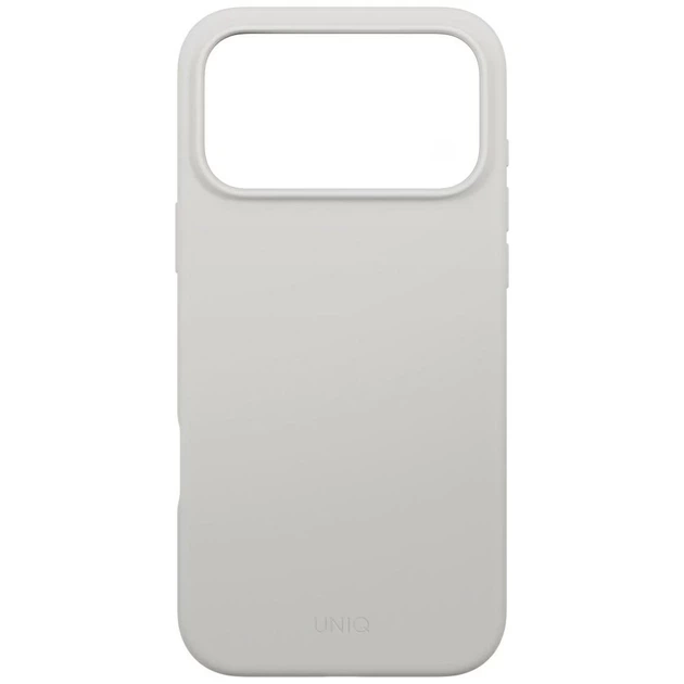 Чохол Uniq Lino для iPhone 17 Pro Max Light Gray with MagSafe (UNIQ-IP6.9P(2025)-LINOMMGRY) - зображення 3