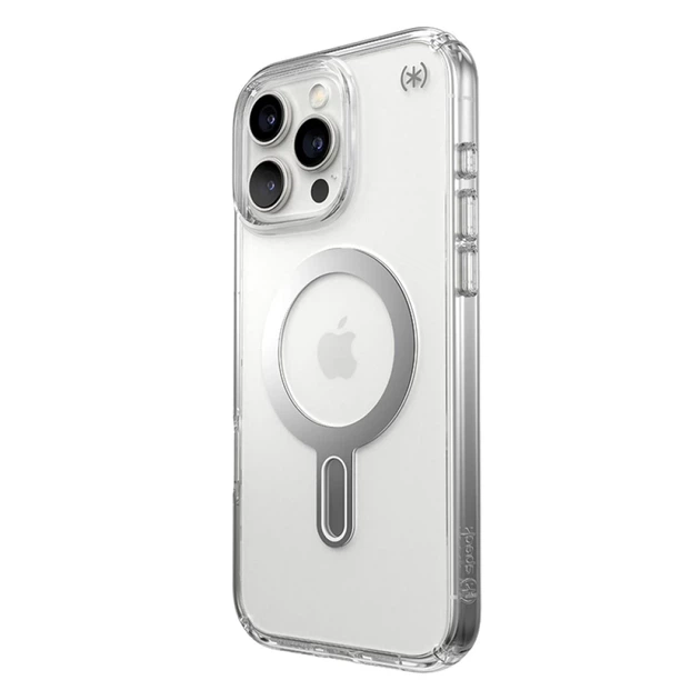 Чехол Speck Presidio Perfect-Clear ClickLock для iPhone 16 Pro Max Clear Chrome with MagSafe (150727-3199) - изображение 11