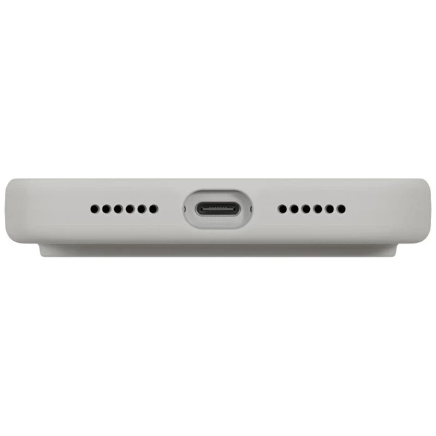 Чохол Uniq Lino для iPhone 17 Pro Max Light Gray with MagSafe (UNIQ-IP6.9P(2025)-LINOMMGRY) - зображення 5