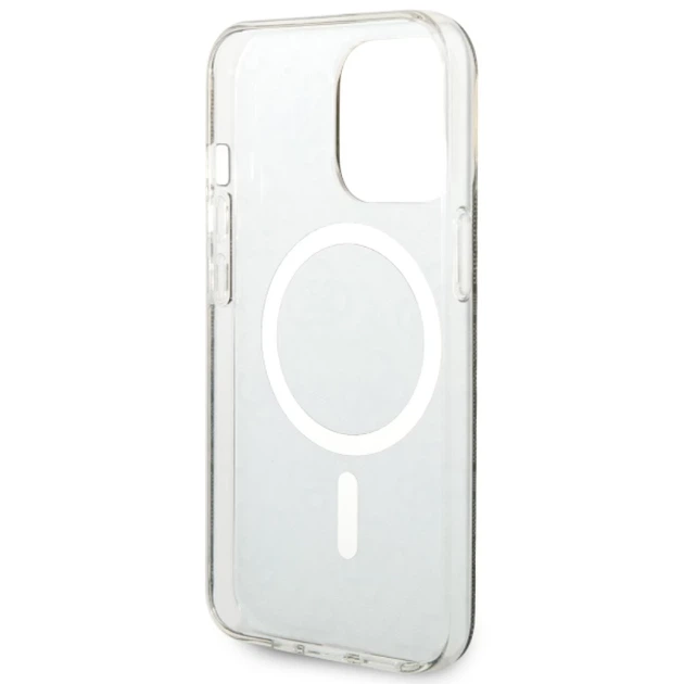 Чохол Guess 4G для iPhone 13 Pro Brown with MagSafe (GUHMP13LH4STW) - зображення 6