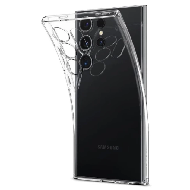 Чехол Spigen Liquid Crystal для Samsung Galaxy S24 Ultra (S928) Crystal Clear (ACS07283) - Фото 6 Чехол Spigen Liquid Crystal для Samsung Galaxy S24 Ultra (S928) Crystal Clear (ACS07283) - изображение 6