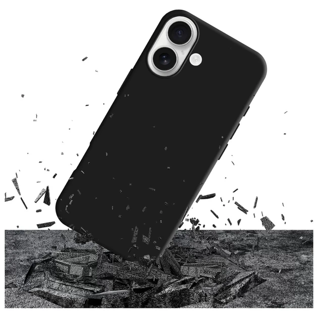 Чехол 3mk Matt Case Pro для iPhone 17 Matte Black (5903108664806) - изображение 4