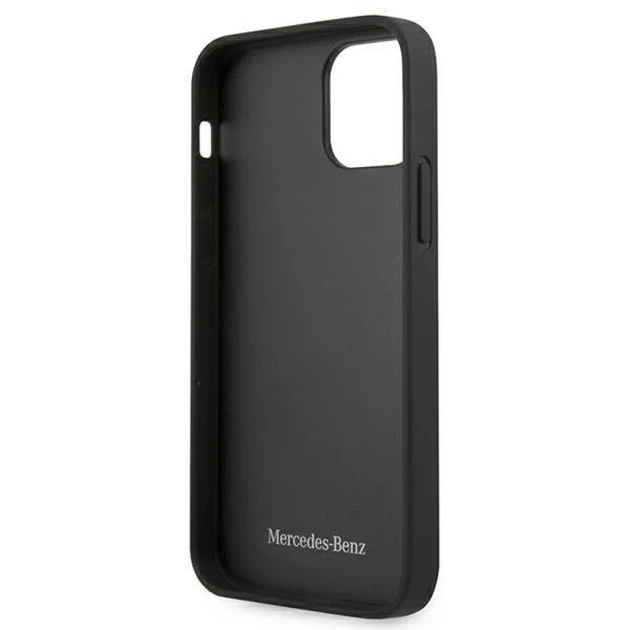 Чохол Mercedes для iPhone 12 mini Leather Perforated Area Black (MEHCP12SCDOBK) - зображення 7