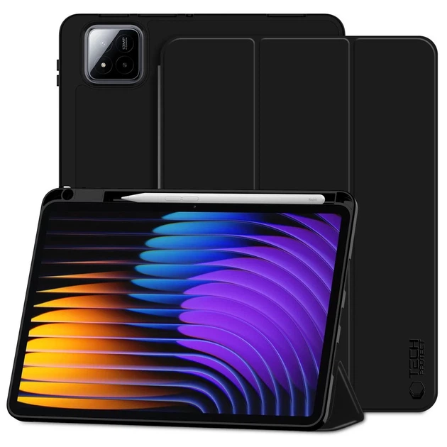 Чехол Tech-Protect SC Pen для Xiaomi Pad 7 | 7 Pro Black (5906302361601) - Фото 1 Чехол Tech-Protect SC Pen для Xiaomi Pad 7 | 7 Pro Black (5906302361601) - изображение 1